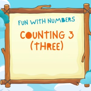 Pre-school Math – Counting Three