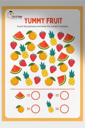 Worksheets: Yummy Fruits