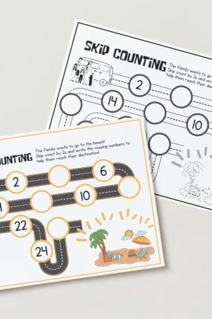 Worksheet: Skipping Count by 2