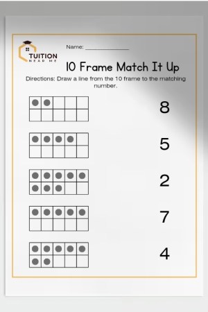 Worksheets: Match It Up