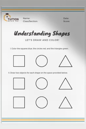 Worksheet: Understanding Shapes
