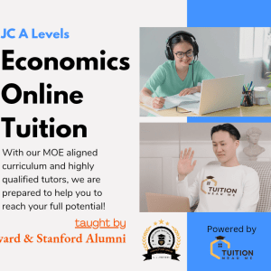 Online Tuition for JC One A Levels Economics – Every Tuesday 5pm to 6pm