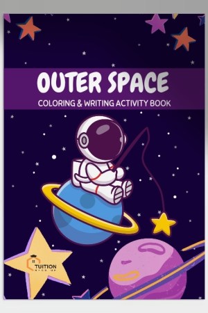 Outer Space - Coloring and Writing Activity Book