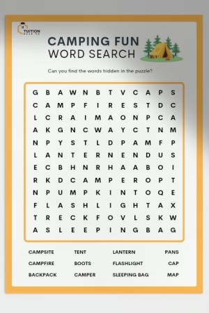 Camping Fun Word Search