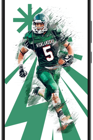 American football green