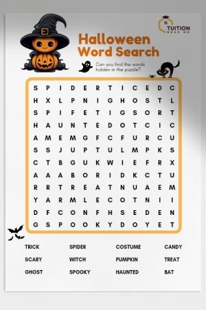 Halloween Word Search