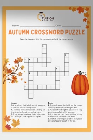 Autumn Crossword Puzzle