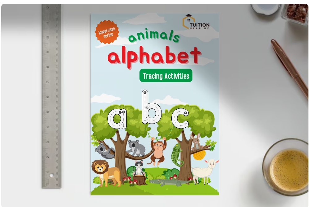 Animals Alphabet Tracing Activities - Lowercase Series