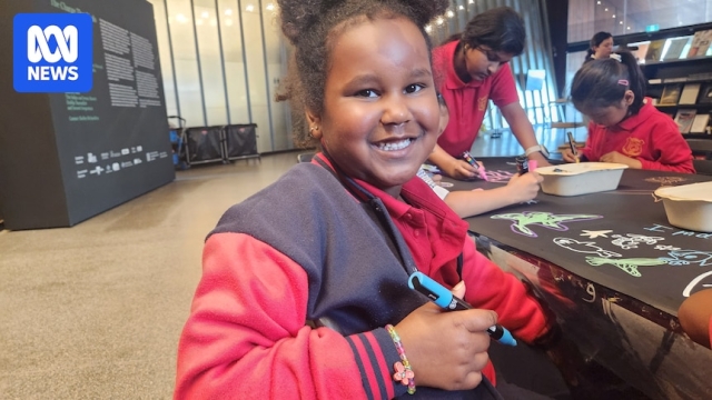 Kids find beauty at an art gallery — and for some it’s their first visit