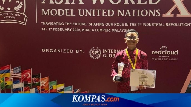Siswa Indonesia Raih Prestasi “Best Delegate” Ajang Asia World MUN 2025
