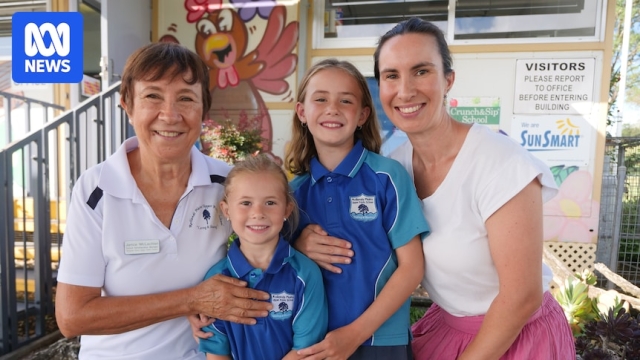 Starting ‘big school’ is easier when your mum and grandma go there too