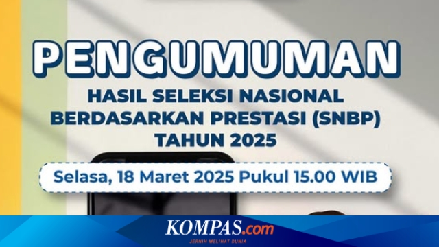 Cara Cek Pengumuman SNBP 2025, Kalau Lolos Tandanya Ini