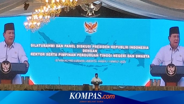 Prabowo Kumpulkan Rektor PTN dan PTS Se-Indonesia di Istana Negara