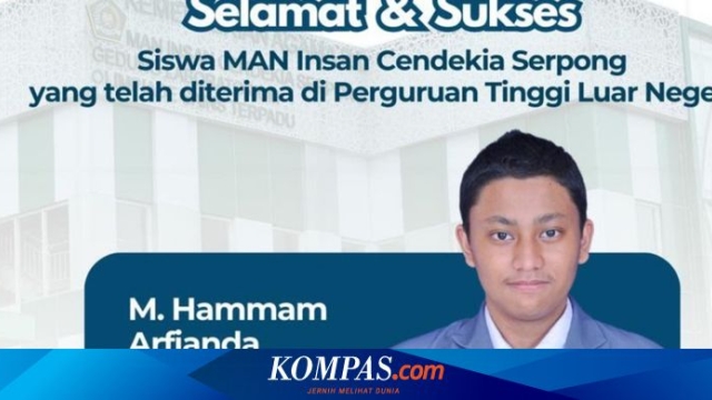 Sosok Hammam, Siswa Madrasah yang Diterima 13 Kampus Top Dunia