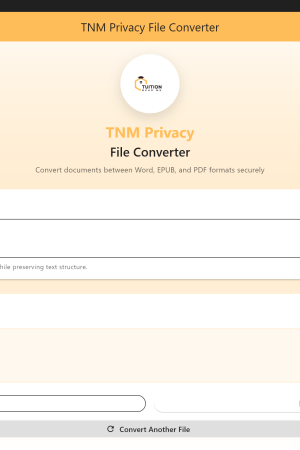TNM Privacy File Converter